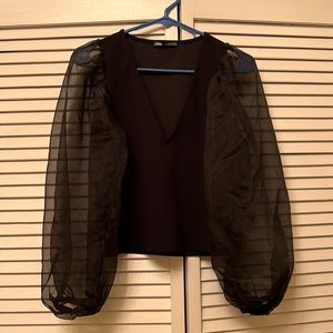 Blouse black Zara S